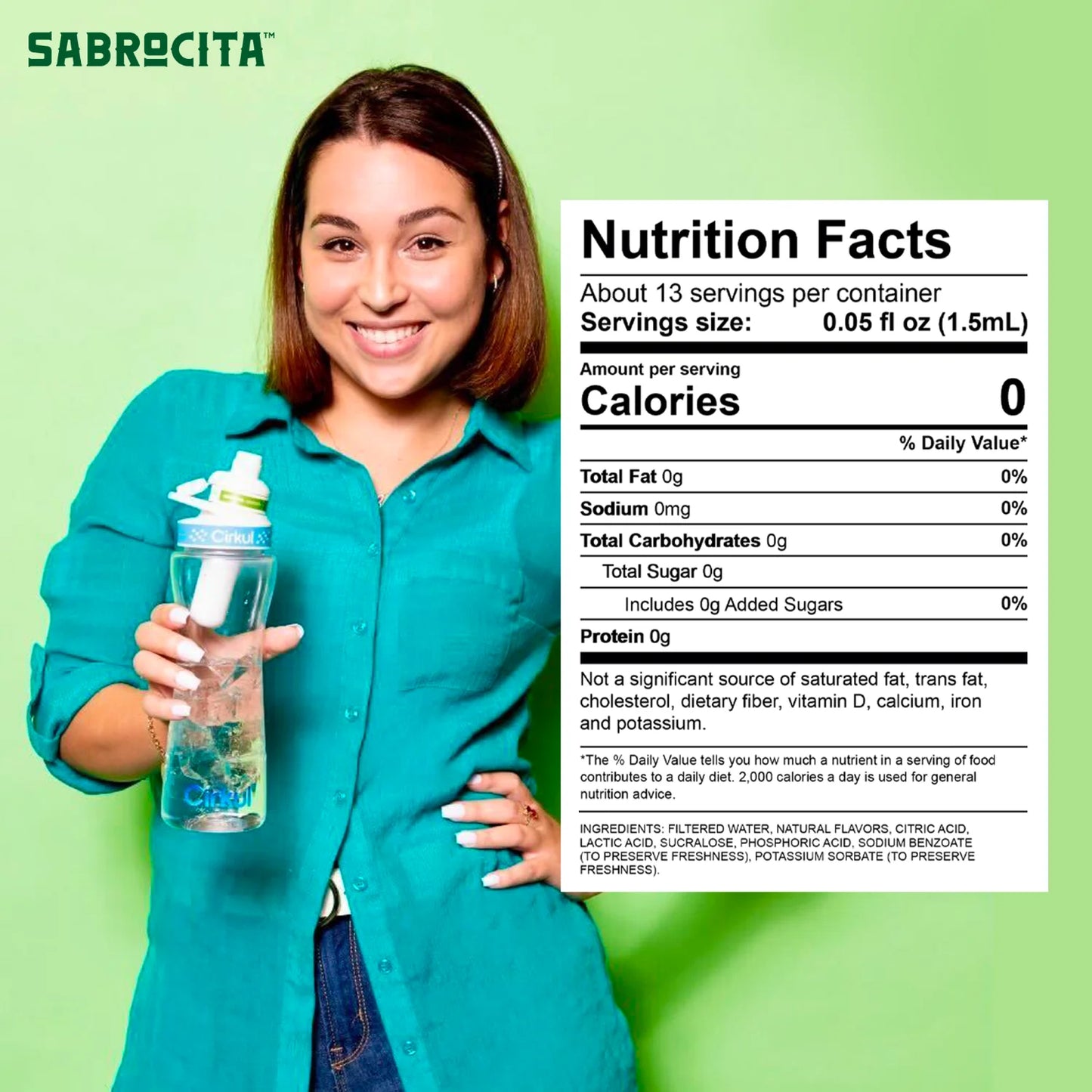 (2 Pack) Sabrocita Strawberry Flavor Cartridge, Drink Mix, 1-Pack