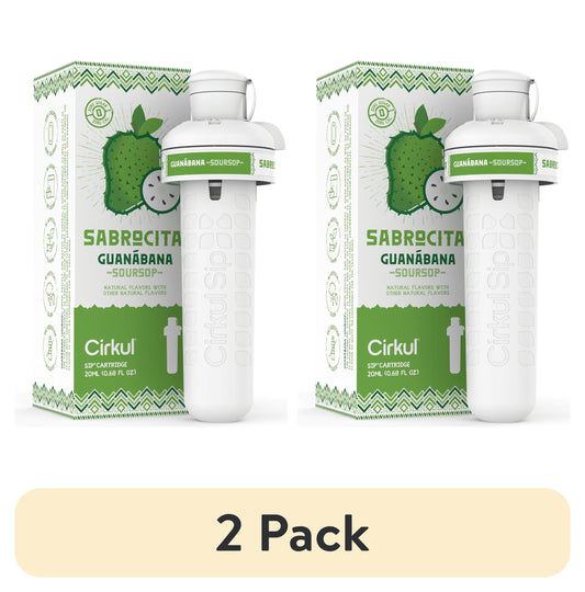 (2 Pack)  Sabrocita Soursop Flavor Cartridge, Drink Mix, 1-Pack
