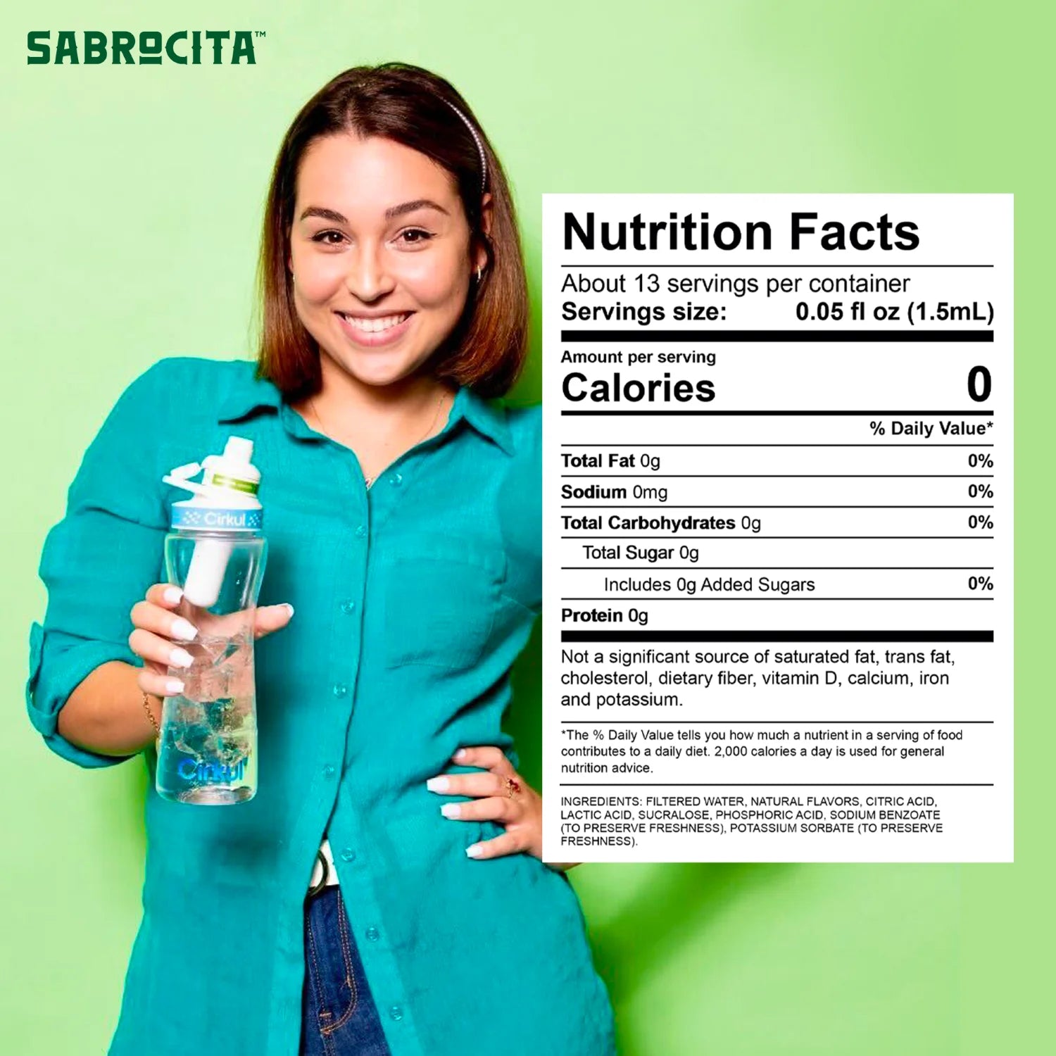 (2 Pack)  Sabrocita Strawberry Flavor Cartridge, Drink Mix, 1-Pack
